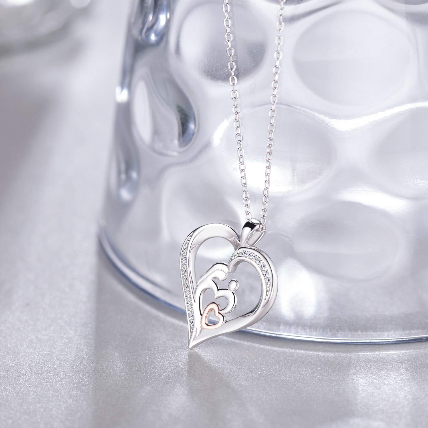925 Sterling Silver Necklace for Women - Elegant Gift for Mom, Girlfriend, Wife, Daughter, Sister - Perfect for Christmas, Birthday, Mother's Day & Valentine's Day - Ideal for Everyday Wear, Date Nights & Special Occasions