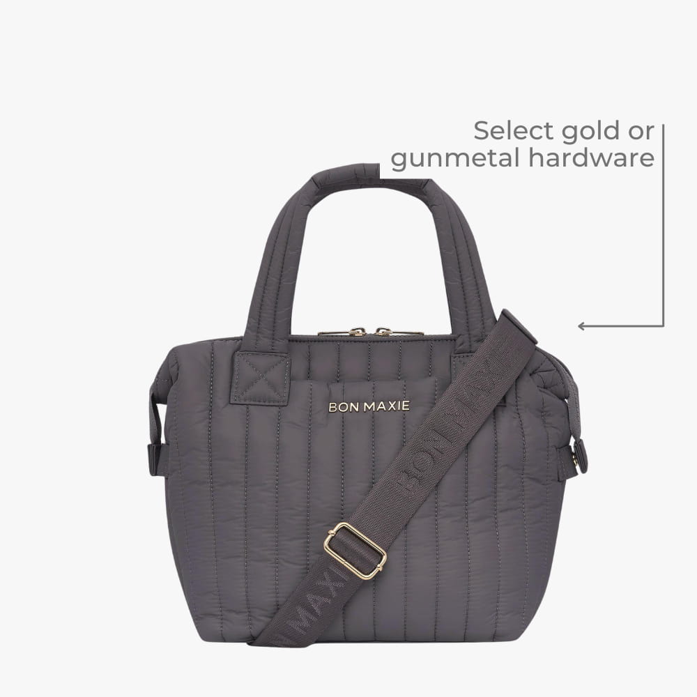 Puffy Pillow Crossbody Bag - Soft & Stylish Charcoal Shoulder Purse for Women | Perfect for Travel, Shopping & Everyday Use