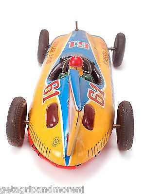 Vintage FRICTION SparKing Speed King 61 Mark YA Japanese Model Car - Collectible Antique Toy in Good Condition - Perfect for Display, Collection, and Retro Car Enthusiasts