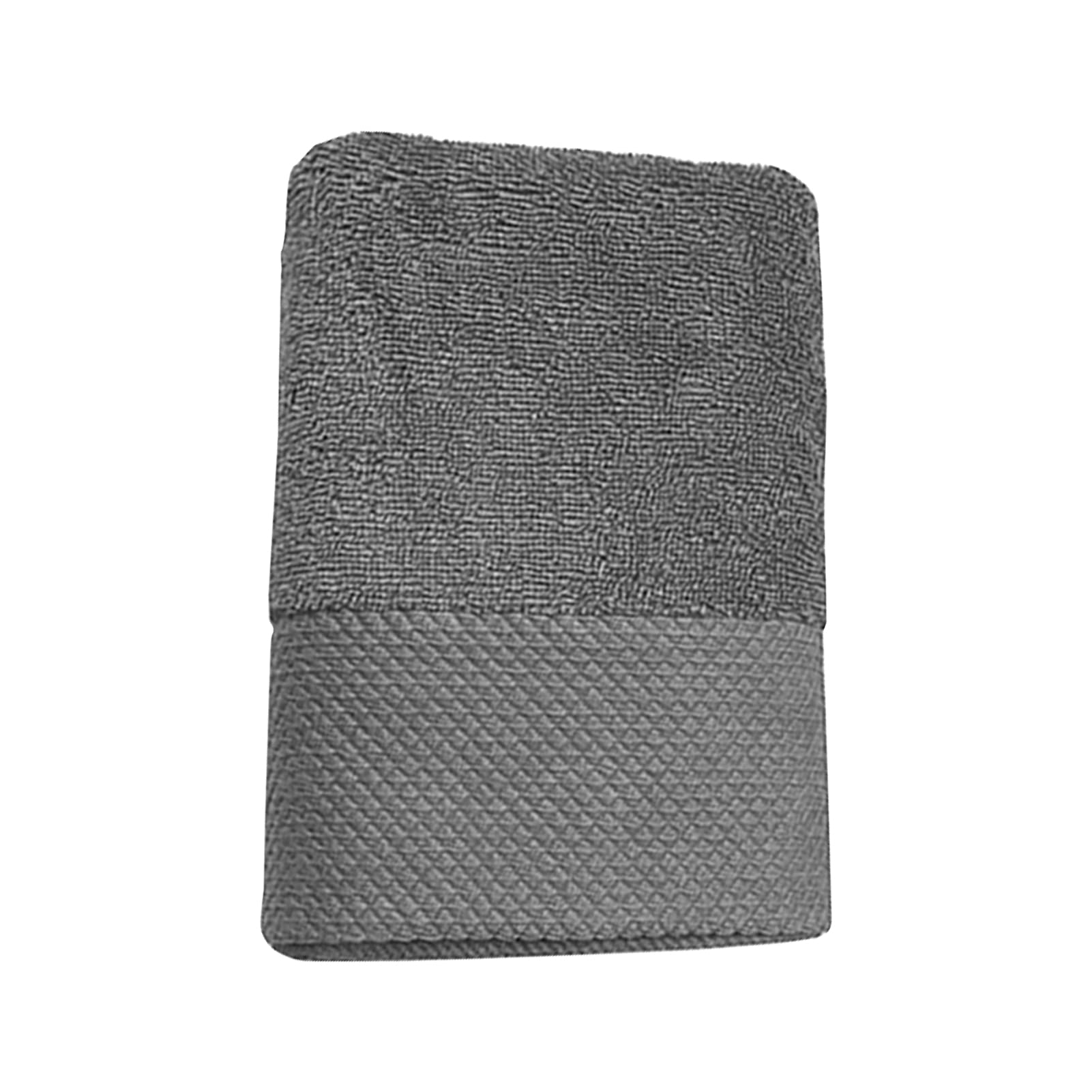 Premium BESUFY Luxury Bath Towels - Ultra Absorbent, Anti-Fade 100% Cotton Soft Bath Towels for Spa, Hotel & Home Use - Grey (Set of 2) - Perfect for Bathroom, Beach & Gym
