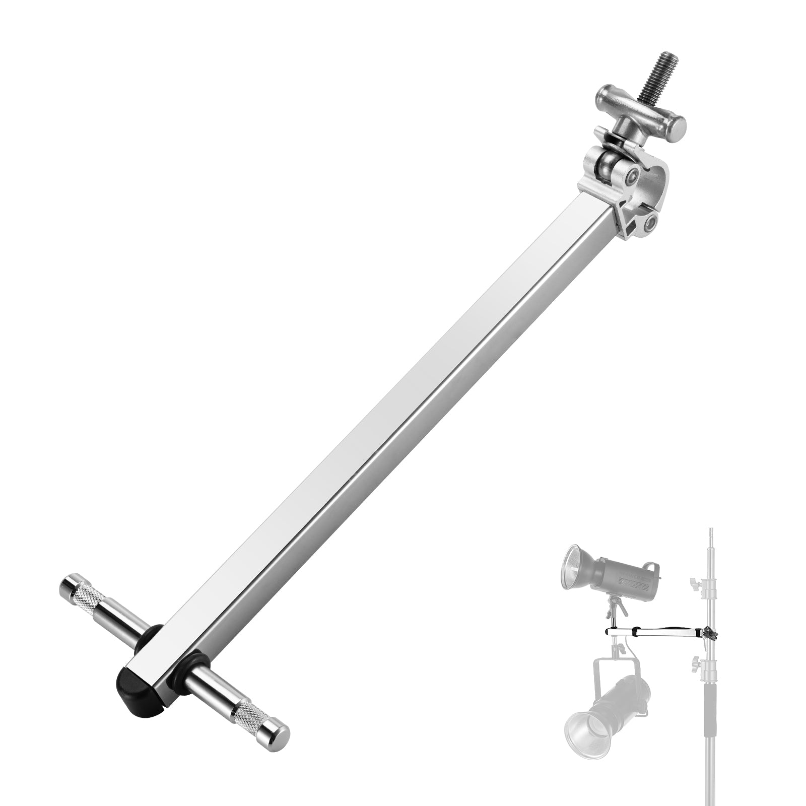 NEEWER UA038 Offset Arm with Clamp & Dual 5/8