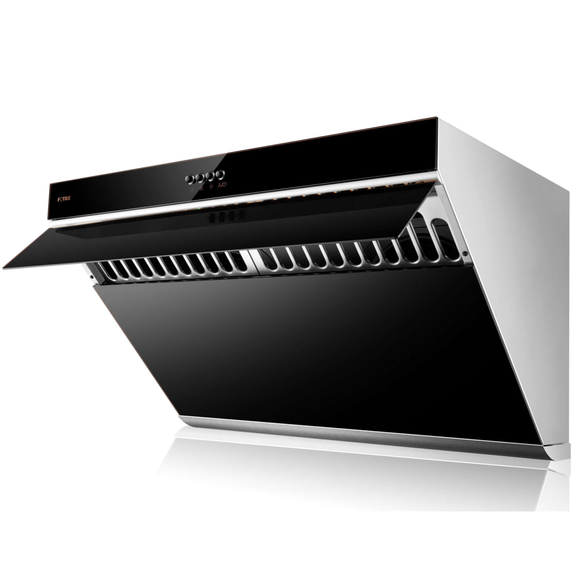 Fotile JQG7522 30-Inch 850 CFM Wall Mount Range Hood with Push Button Controls - Stainless Steel Kitchen Vent Hood for Gas Stoves, Cooking Smoke Removal - Perfect for Modern Home Kitchens & Open Concept Designs