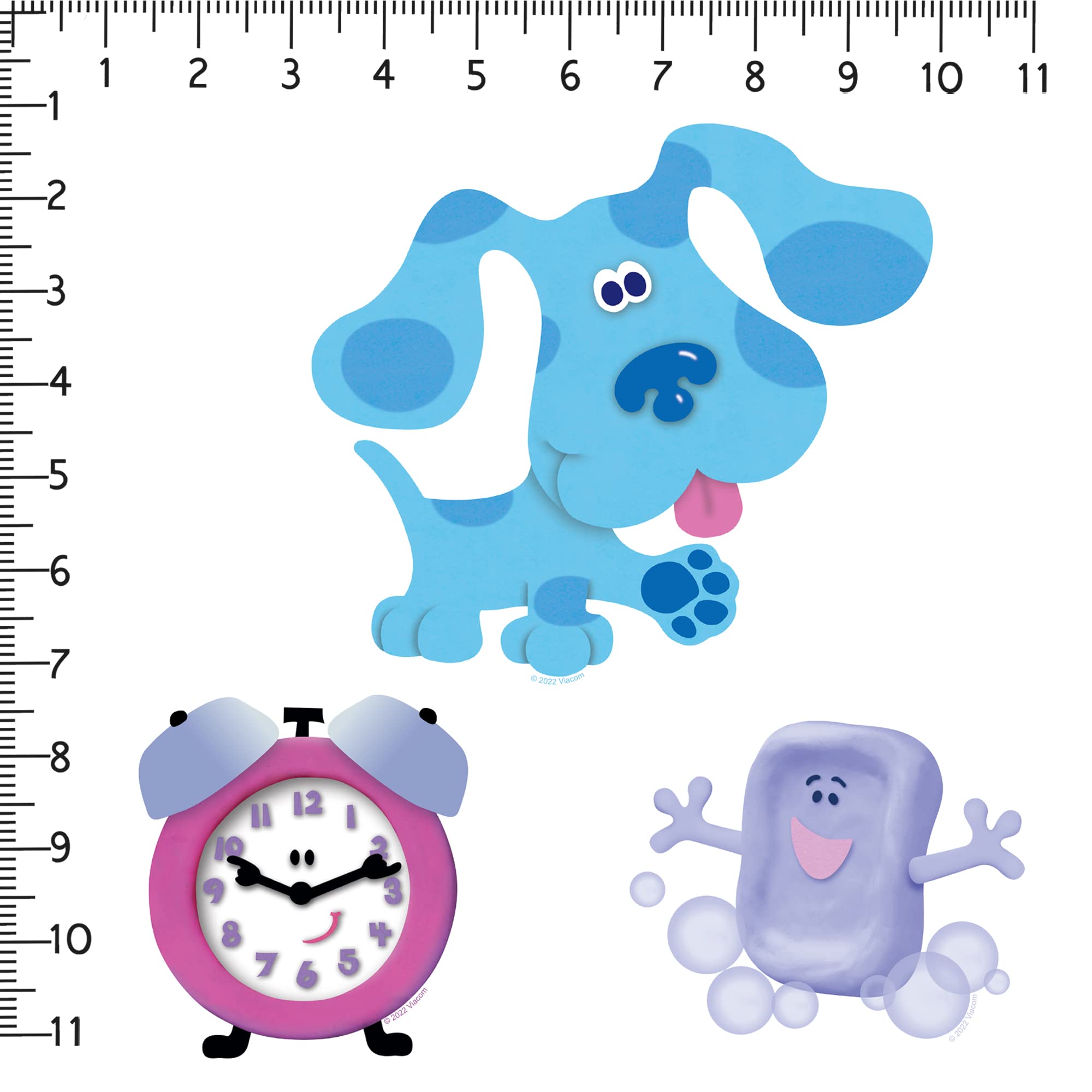 Blue's Clues Large Die-Cut Vinyl Stickers Variety Pack - 50+ Premium Decals for Laptop, Water Bottle, Scrapbook, Tablet, Skateboard | Indoor & Outdoor Use - Perfect for Kids Room Decor, School Supplies & DIY Crafts