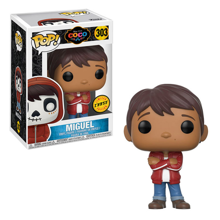 Funko Pop! Disney Coco Miguel #303 Chase - Limited Edition Collectible Vinyl Figure - Perfect for Disney Fans, Movie Collectors, and Gift Giving