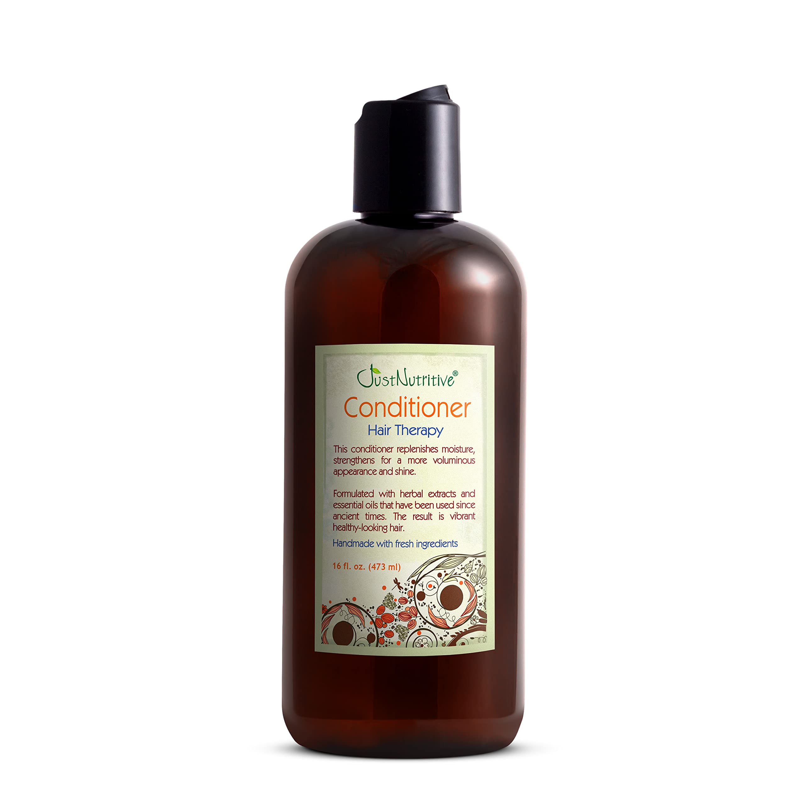Just Nutritive Hair Loss Conditioner for Thinning Hair - Natural Hair Regrowth Treatment with Scalp Nourishment | Sulfate-Free, Color Safe Formula | Hydrates, Strengthens & Improves Hair Volume | 16 oz | Perfect for Daily Use & Post-Chemical Treatment Care