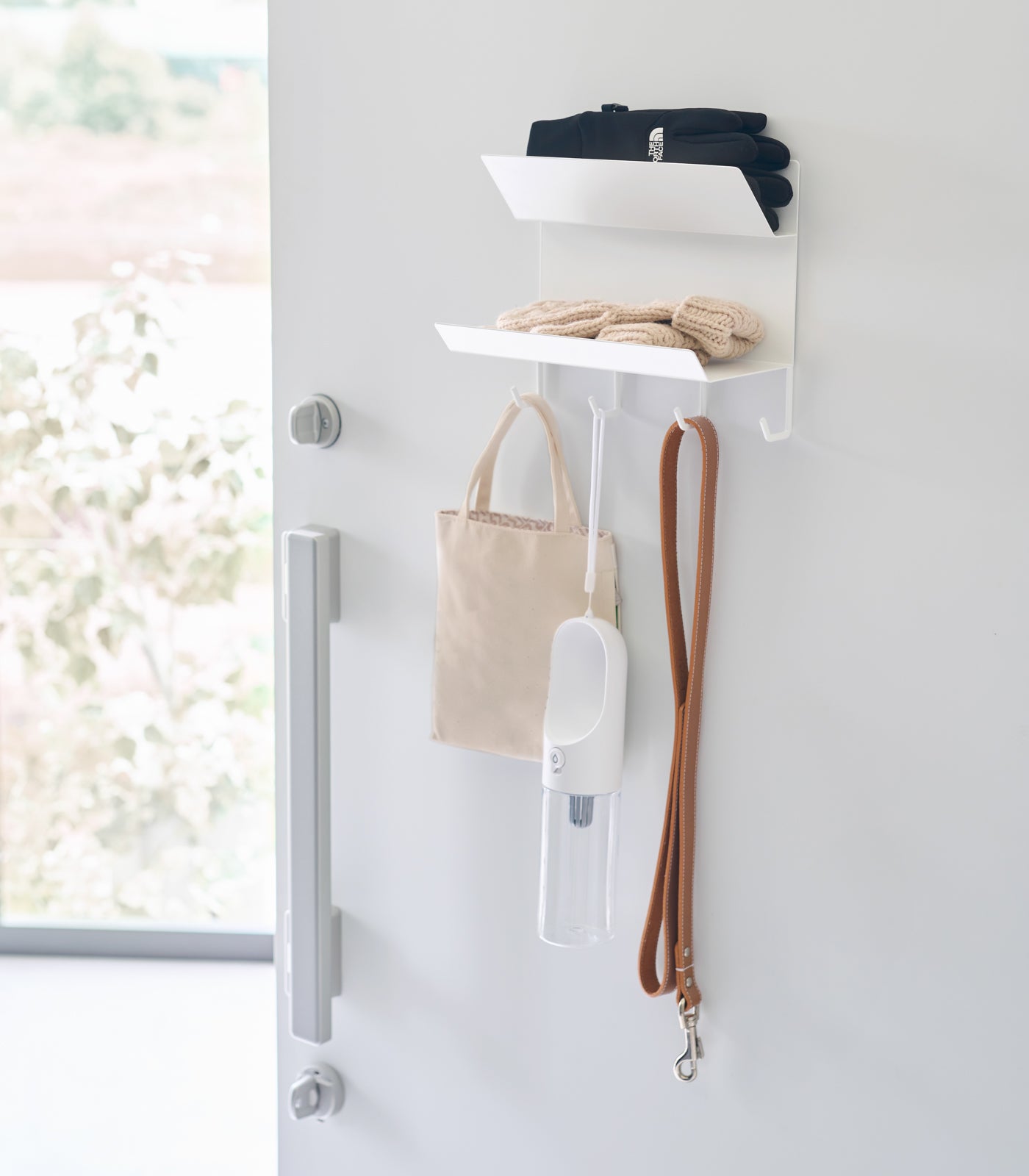 Magnetic Entryway Rack - Heavy Duty Steel Wall Mounted Organizer for Keys, Hats & Coats | Perfect for Home, Office & Entryway Organization