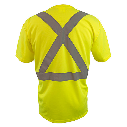 Coolworks TS1000 High Visibility Short Sleeve T-Shirt - Reflective Workwear for Construction & Outdoor Safety