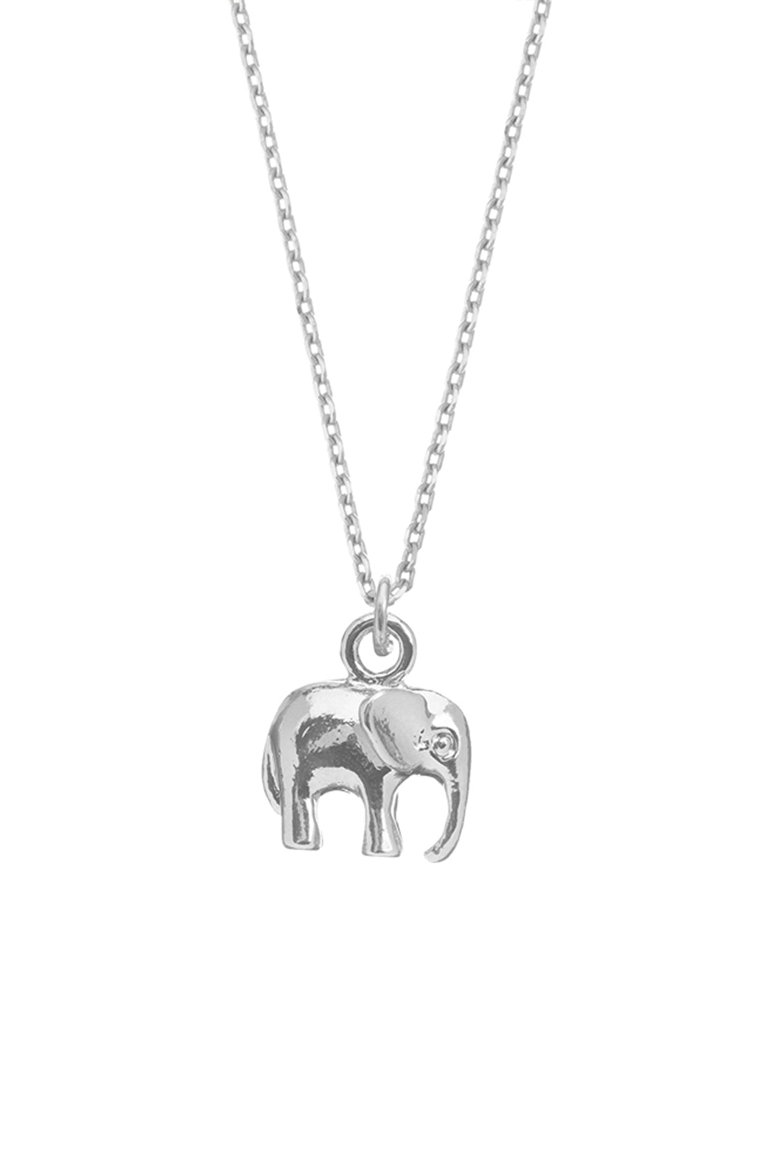 Elephant Charm Necklace - Sterling Silver Animal Jewelry for Women, Gift for Her - Perfect for Everyday Wear, Special Occasions & Boho Fashion