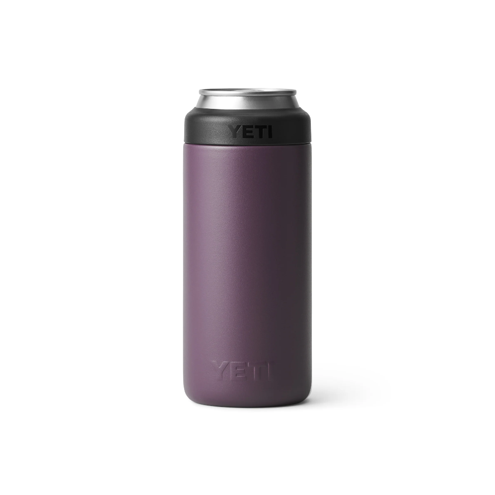 Yeti Rambler 12 oz Colster Slim Can Cooler - Insulated Stainless Steel Beer Can Holder for Camping, Tailgating & Outdoor Adventures