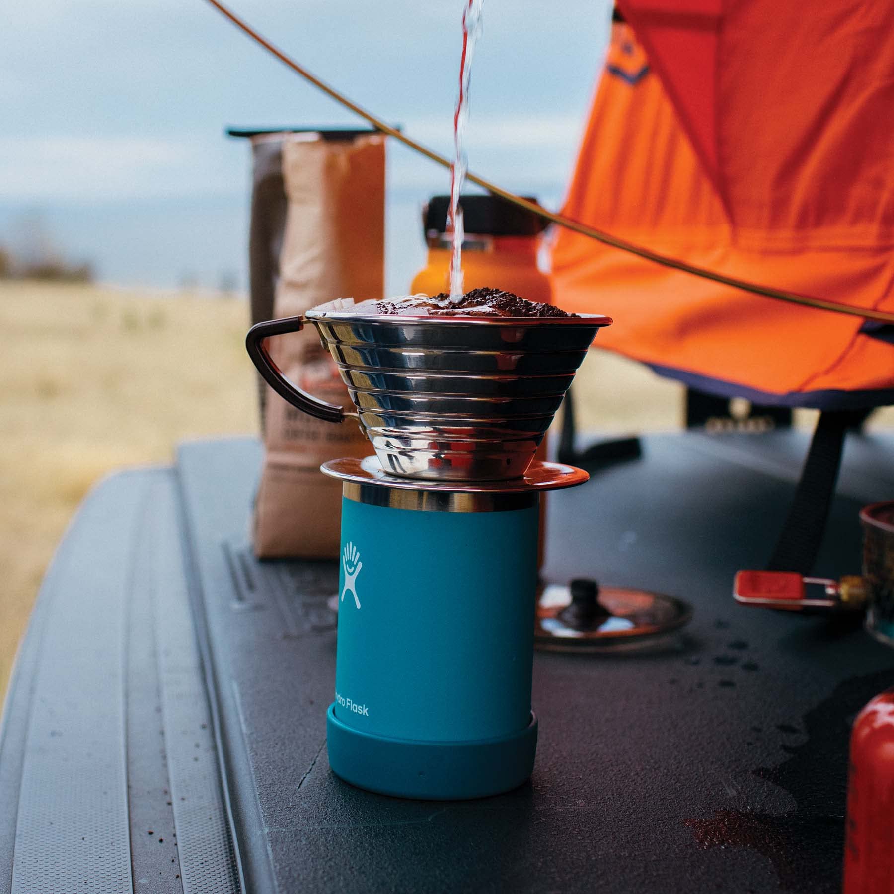 Hydro Flask 12 Oz Insulated Stainless Steel Cooler Cup with Lid - Perfect for Surfing, Beach Trips, Camping & Outdoor Adventures
