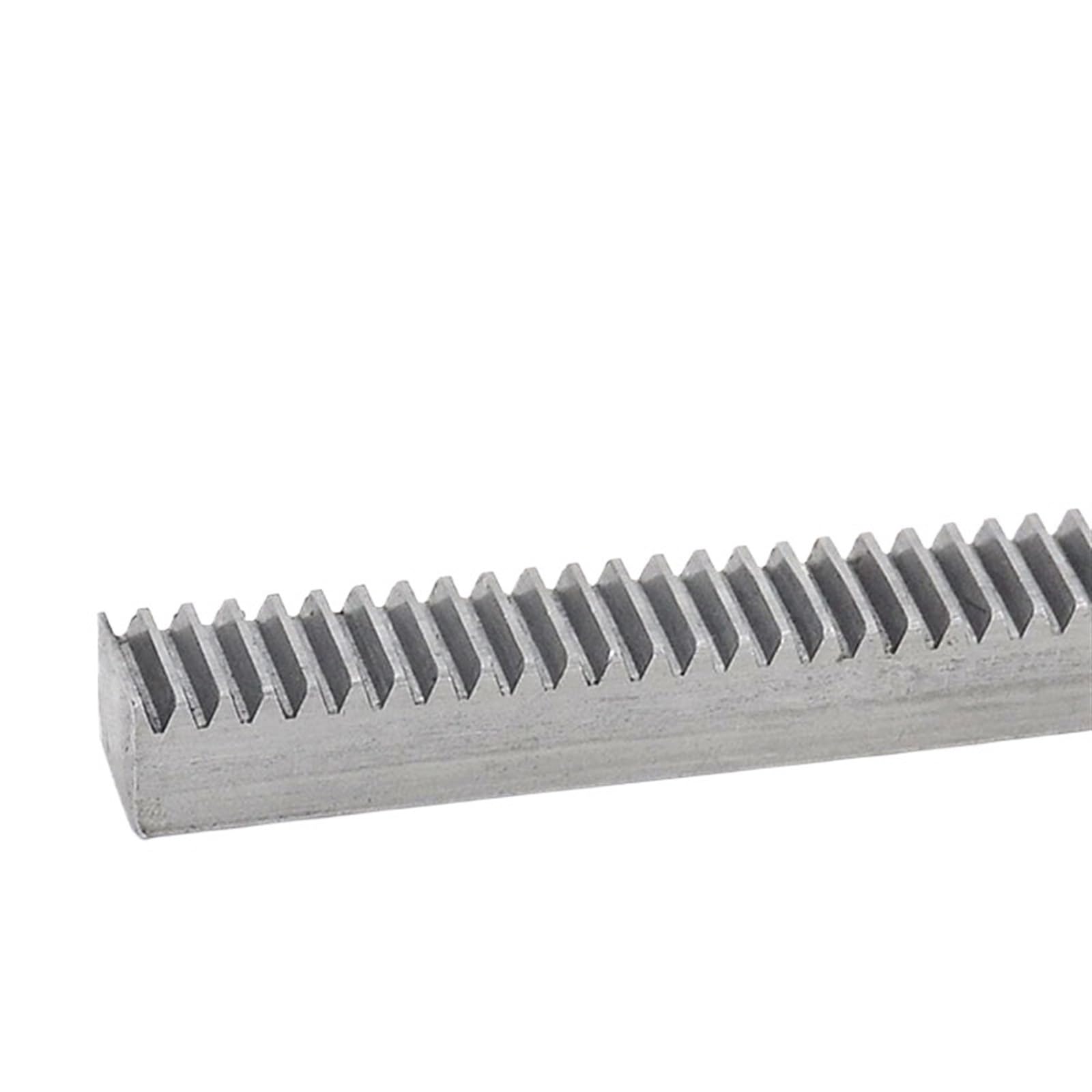 LJQDD 1M 15×15×495mm Aluminum Alloy Spur Gear & Steel Rack - Straight Teeth for Motor Applications | Perfect for CNC Machines, Robotics, and Industrial Automation