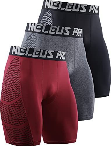 6086# Black/Grey/Red,3 Pack