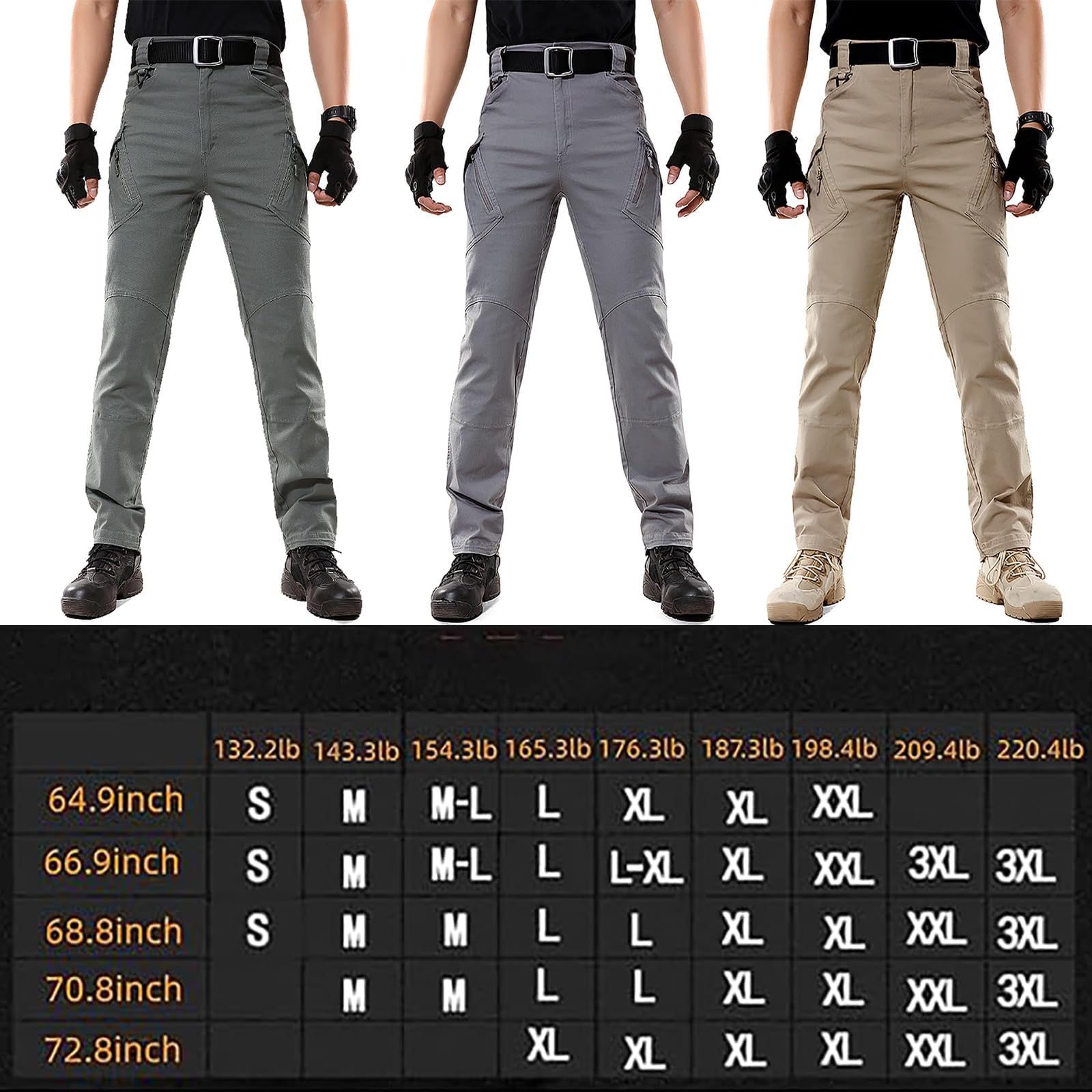 Flexcamo Tactical Waterproof Pants for Men - Durable Texwix Camo Cargo Pants with Flex Technology | Ideal for Hiking, Outdoor Work & Tactical Operations