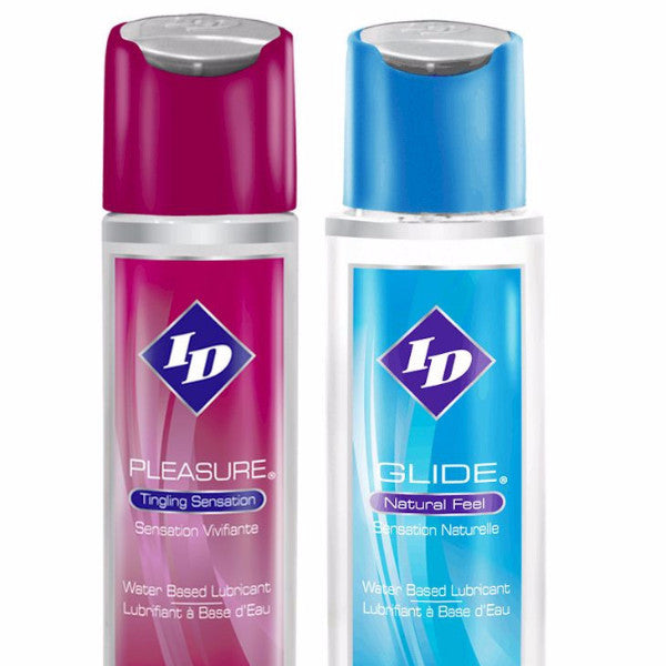 ID Glide Personal Lubricant - Water-Based, Long-Lasting, Hypoallergenic Lube for Men & Women - Perfect for Intimacy, Massage & Sensual Use