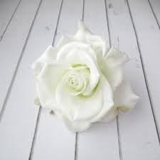 Elegant White Rose Hair Clips - Pack of 1 | Bridal Hair Accessories, Wedding Headpieces, Boho Festival Hair Jewelry for Women & Girls