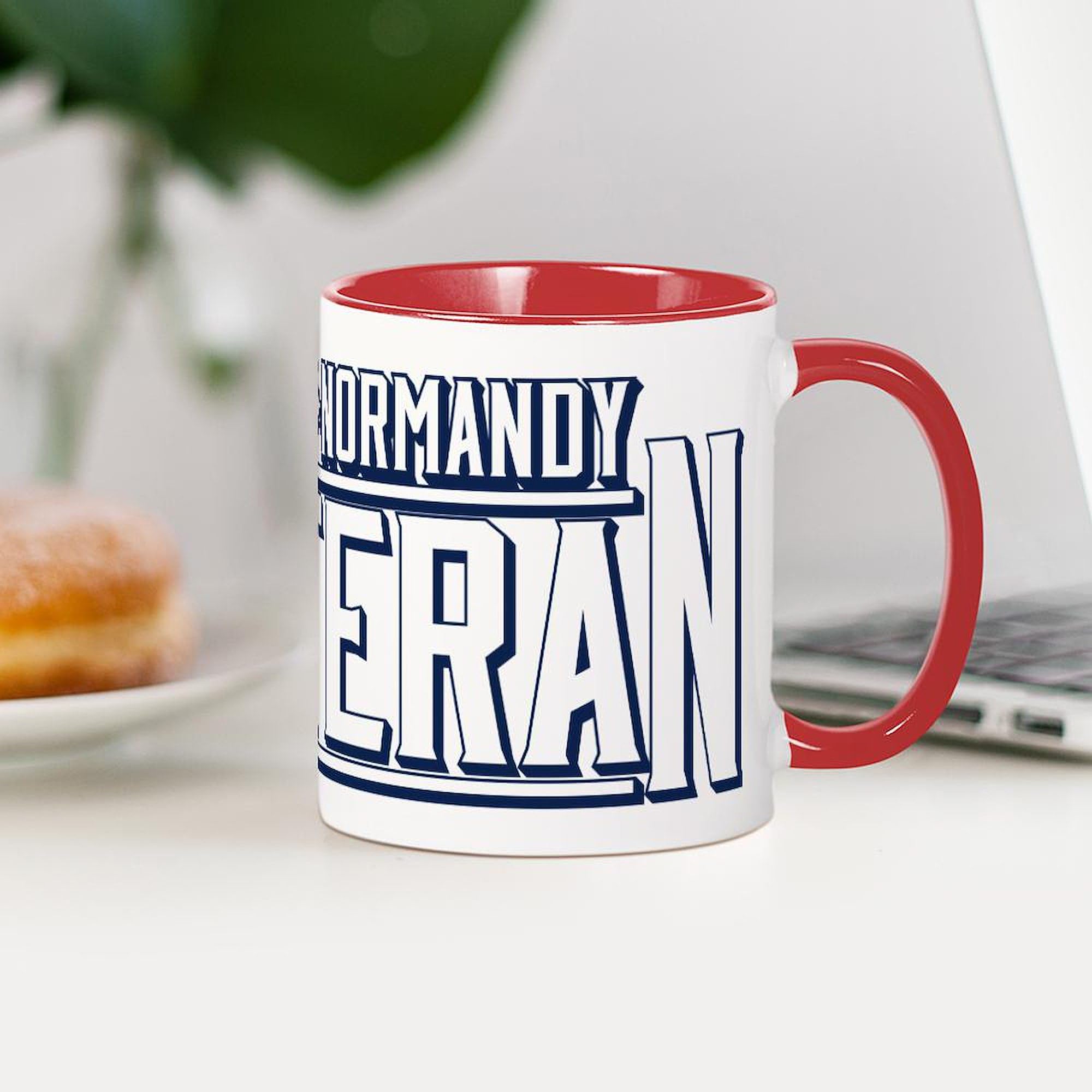 D-Day Normandy 11 oz (325 ml) Ceramic Coffee Mug - WWII Military Themed Gift for Veterans & History Buffs - Perfect for Morning Coffee, Office Use & Collectors