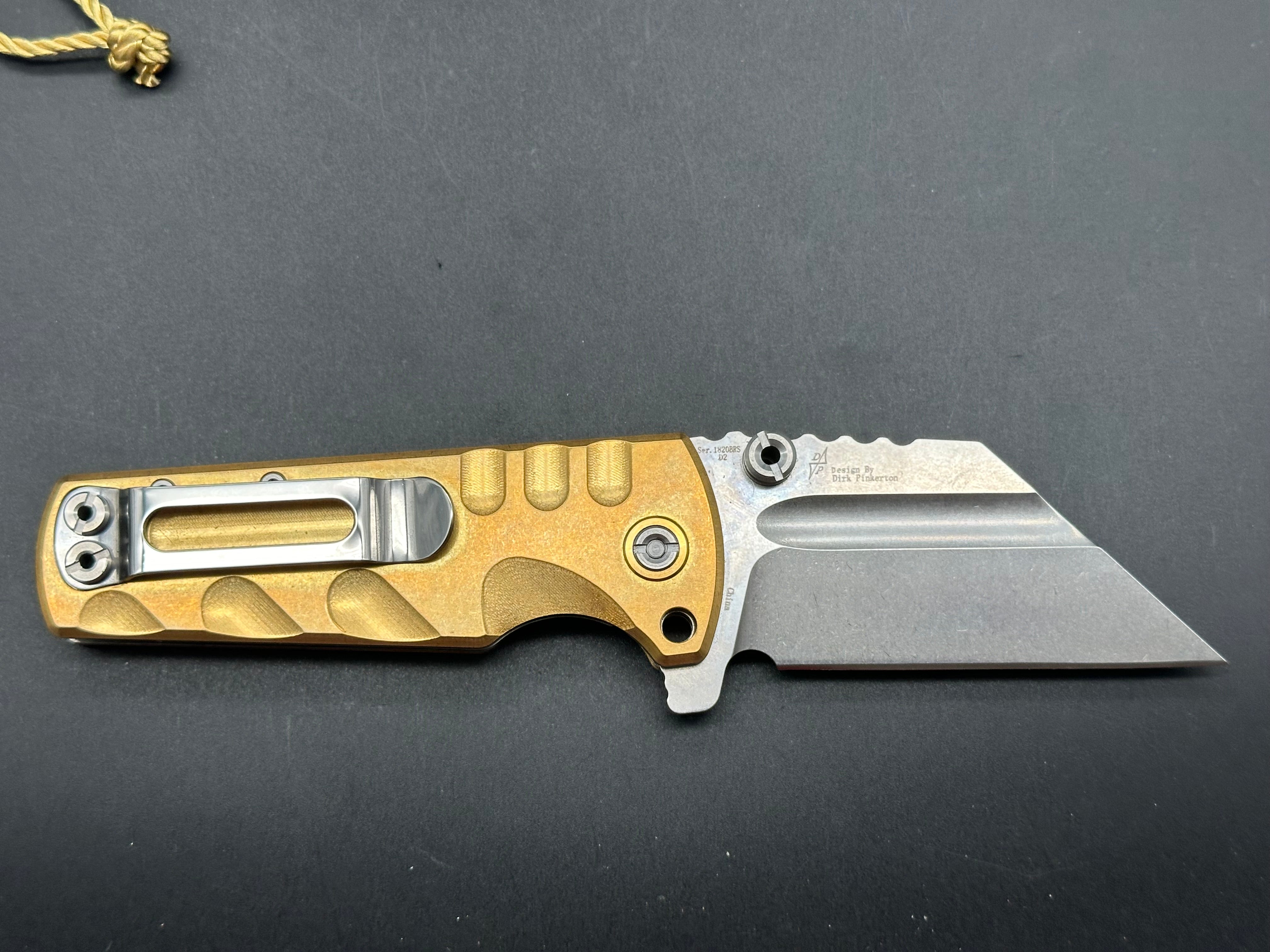 Artisan Cutlery Proponent Mini Brass Pocket Knife - Premium EDC Folding Knife for Outdoor, Camping & Everyday Carry | Perfect for Hiking, Survival & Tactical Use
