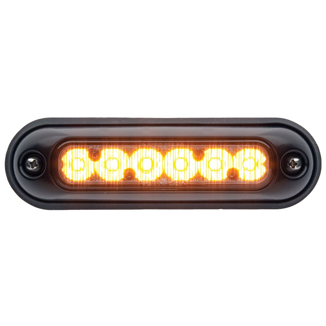 Whelen ION Series Super-LED Amber Light Bar - High-Intensity Emergency Vehicle Lighting for Trucks, Police Cars & Construction Vehicles