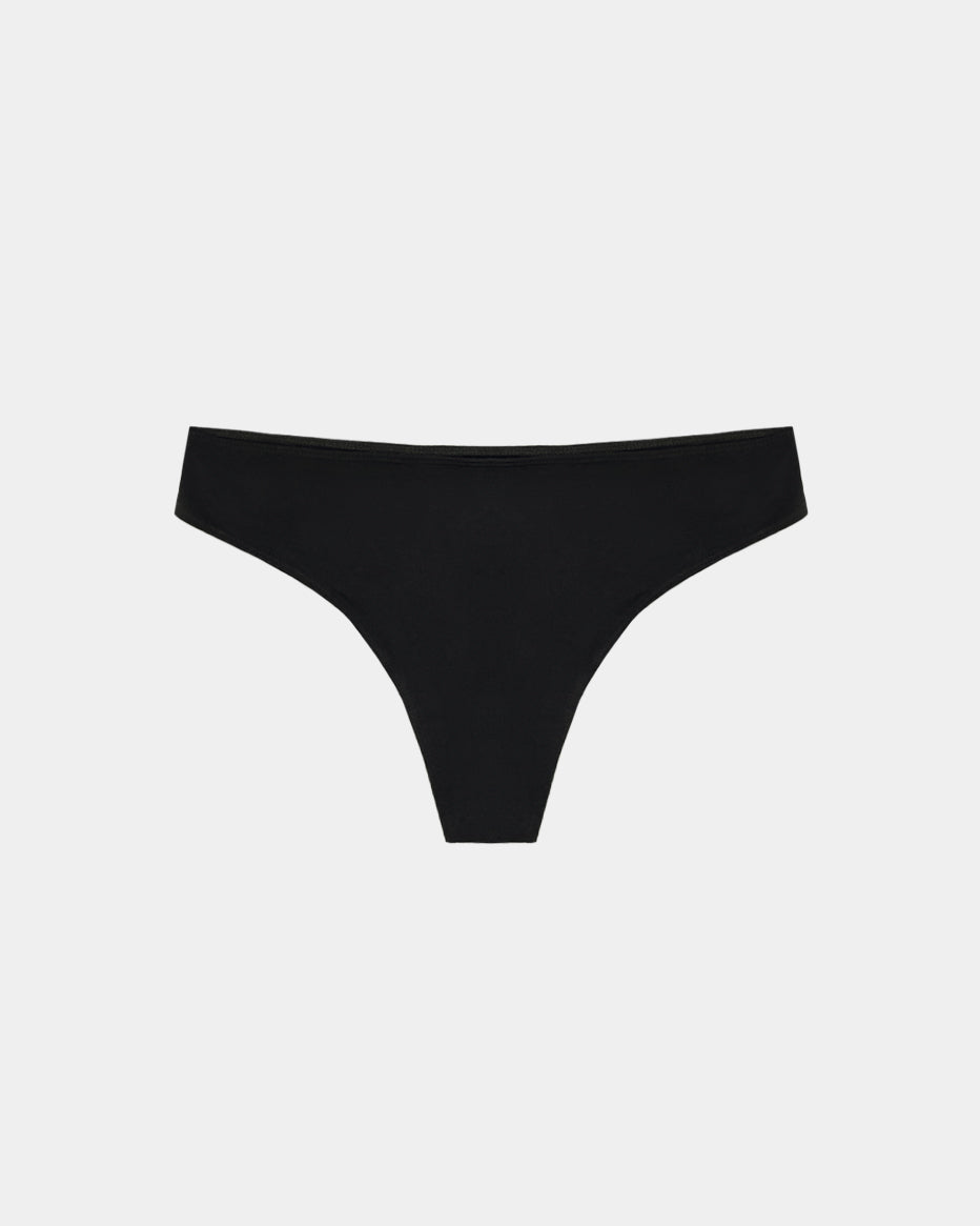 Organic Cotton Women's Thongs - 95% Soft Breathable Underwear for Everyday Comfort & Invisible Panty Lines | Perfect for Yoga, Workout & Seamless Outfits