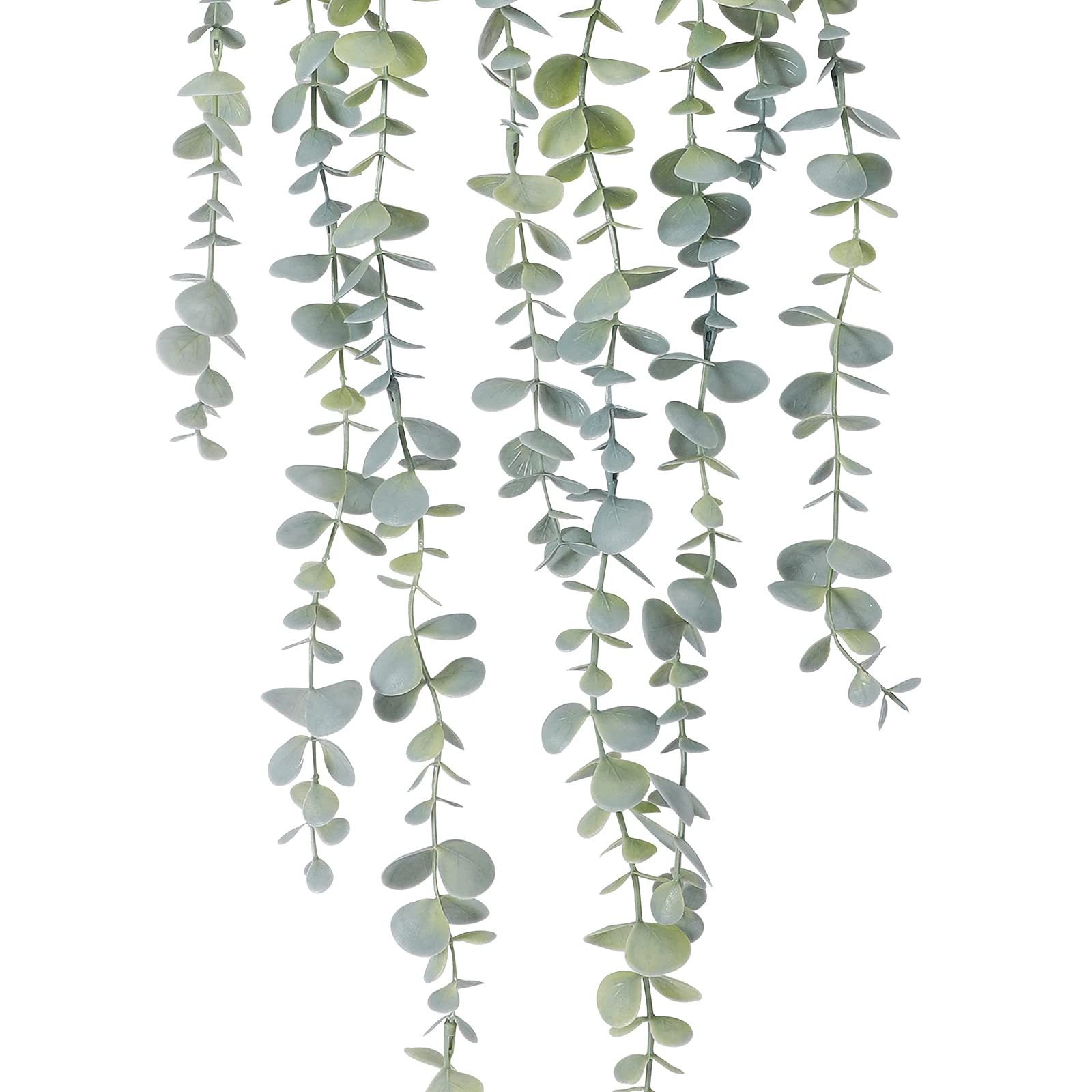 COCOBOO Artificial Hanging Eucalyptus Plant - Fake Potted Greenery for Indoor & Outdoor Decor - Perfect for Wall, Shelf, Room, Home, Office, and Wedding Decorations