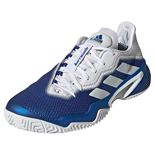 adidas Men's Barricade 12 Racquetball Shoes - Lightweight Tennis Shoes for Men with Superior Traction & Cushioning - Perfect for Racquetball, Squash & Indoor Court Sports