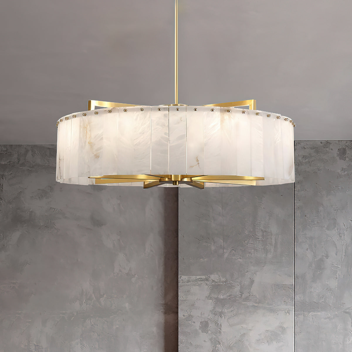Luxury Marble Chandelier - Modern Crystal Ceiling Light Fixture for Dining Room, Living Room & Bedroom | Elegant Home Decor Lighting