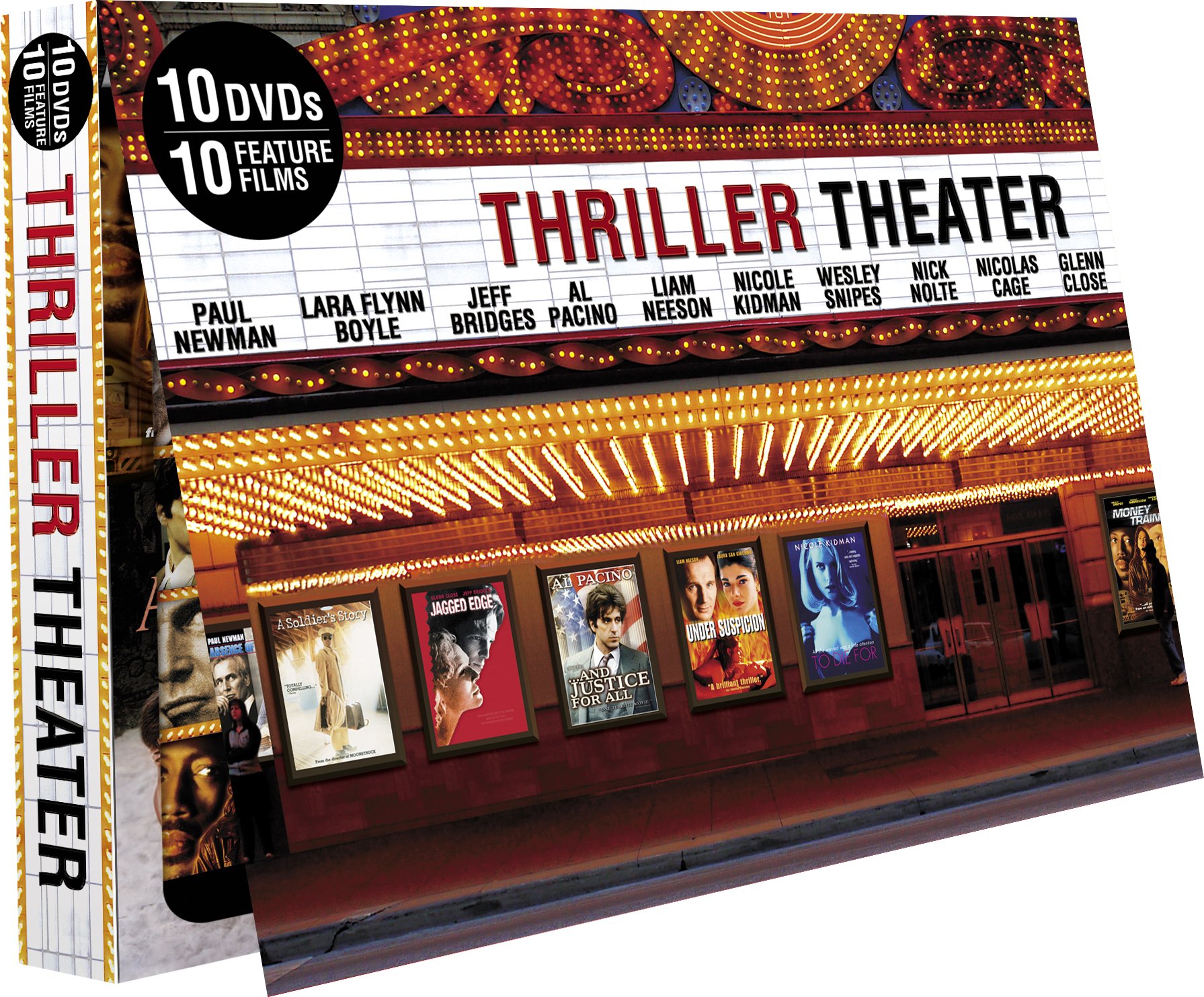 Thriller Theater Complete Collection - 10 DVD Box Set | Classic Horror Movies for Halloween & Movie Nights