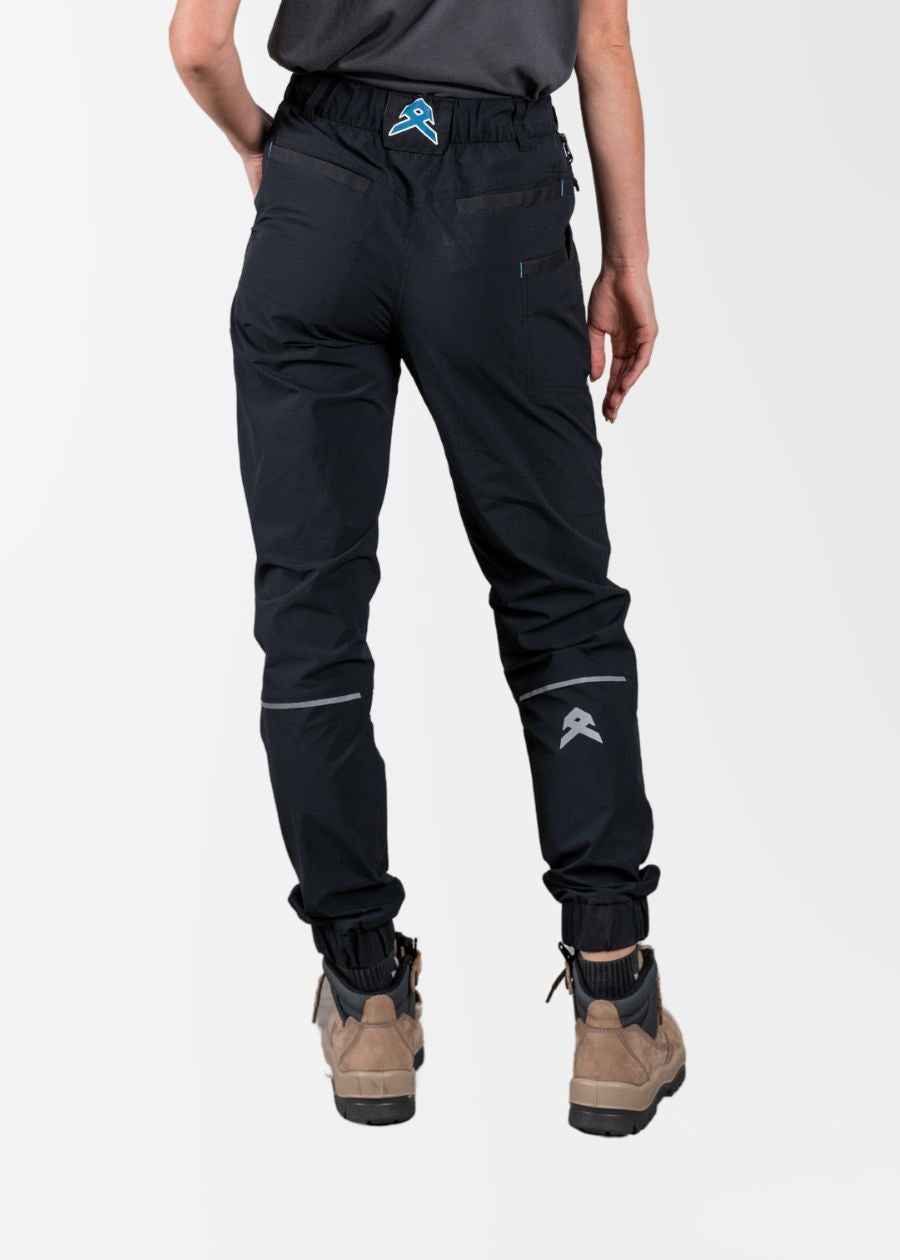 Women's Triumph Cuffed Pants - High Waist Slim Fit Trousers for Work & Casual Wear | Office, Business, Travel & Everyday Outfits