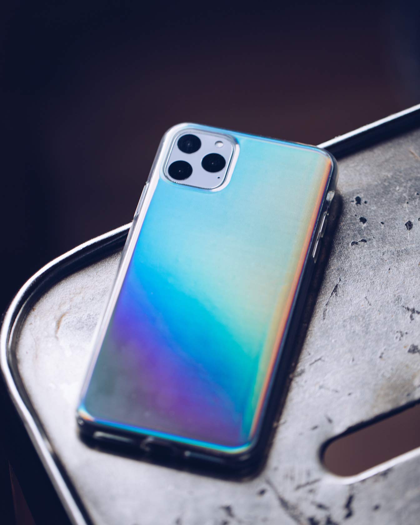 FELONY CASE - iPhone 12 Pro Max Case - Stylish Aura Holographic Phone Cover - Anti-Scratch, Wireless Charging Compatible, 360° Shockproof Protective Case for Apple iPhone 12 Pro Max - Perfect for Everyday Use, Travel & Outdoor Activities