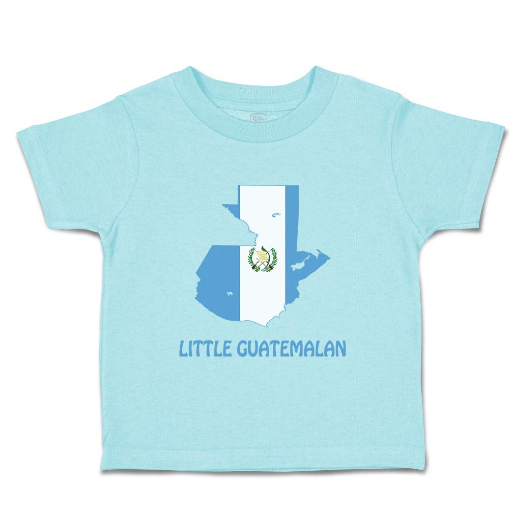 Guatemala Flag Toddler T-Shirt for Boys & Girls - 100% Soft Cotton Baby Shirt with Guatemalan Pride | Independence Day Gift, Cultural Events & School Activities | Comfortable Kids Casual Outfit | Perfect for National Holidays, Playdates, Everyday Wear & Family Gatherings