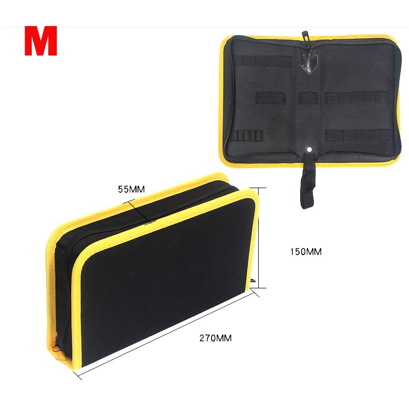 Oxford Tool Bag with Handle - Heavy Duty Storage Pouch with Multiple Pockets & Zipper Closure - Perfect for Hardware Tools, DIY Projects, and Workshop Organization