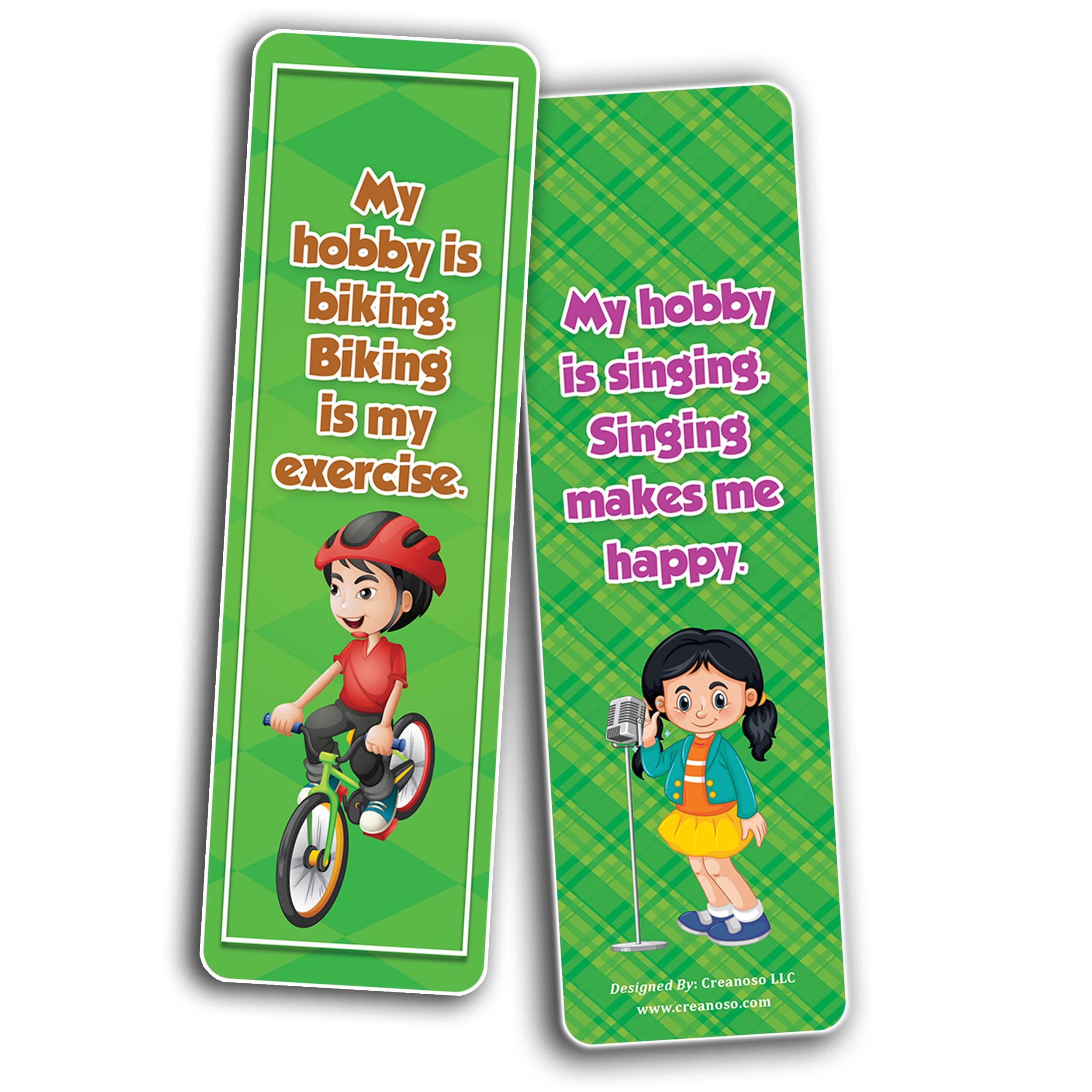 Inspirational Bookmark Set for Adults & Professionals - 12 Motivational Hobby Bookmarks (2 Sets x 6 Cards) - Perfect Reading Accessories for Book Lovers, Office Gifts & Daily Encouragement