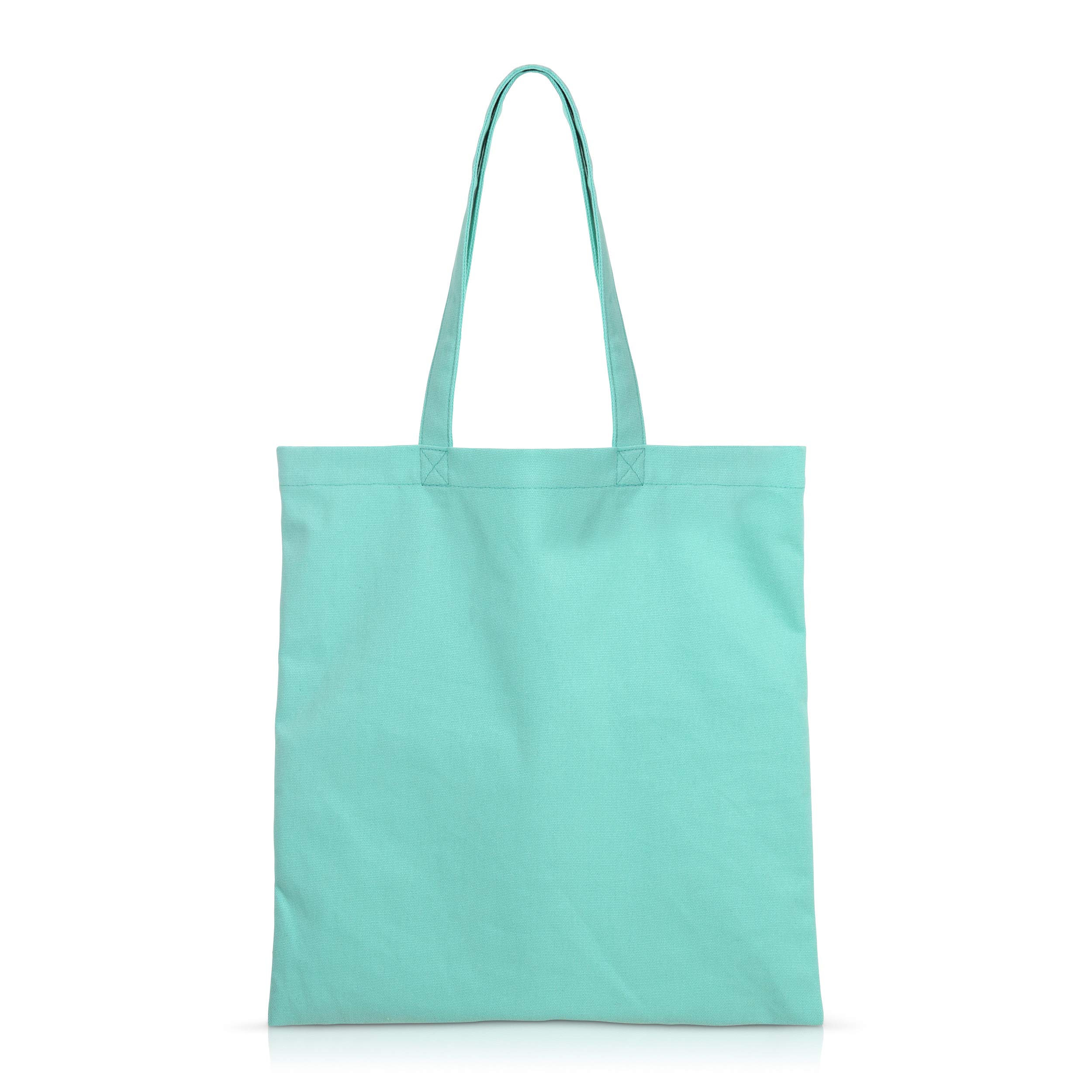 Eco-Friendly Cotton Canvas Tote Bags - Reusable Grocery & Shopping Bags for Women, Gift Bags, DIY Customizable Tote | Perfect for Grocery Shopping, Beach Trips & Daily Use