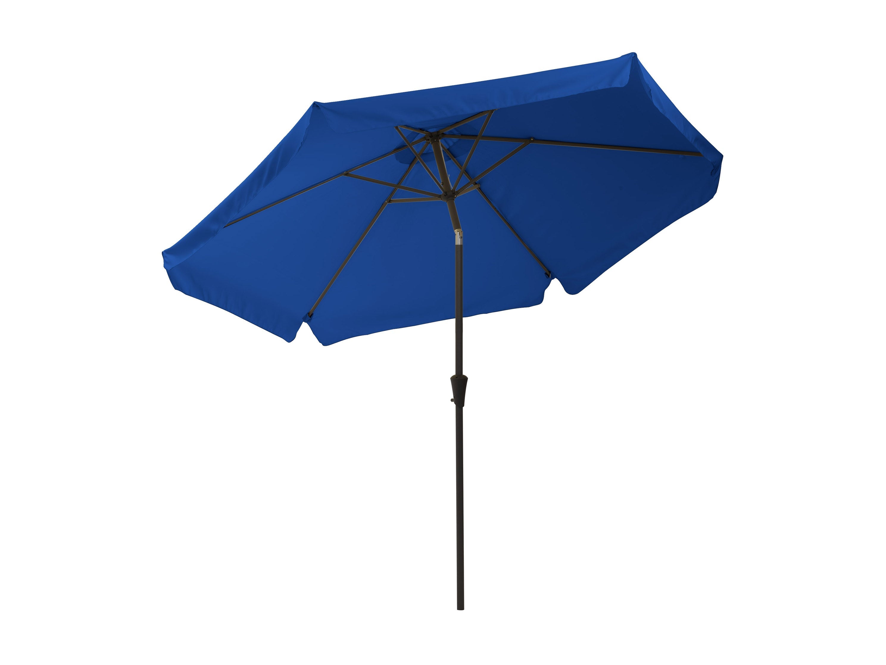 10ft Round Cobalt Blue Outdoor Patio Umbrella - UV Protection, Waterproof, Heavy Duty - Perfect for Poolside, Backyard, Garden, and Outdoor Dining Areas
