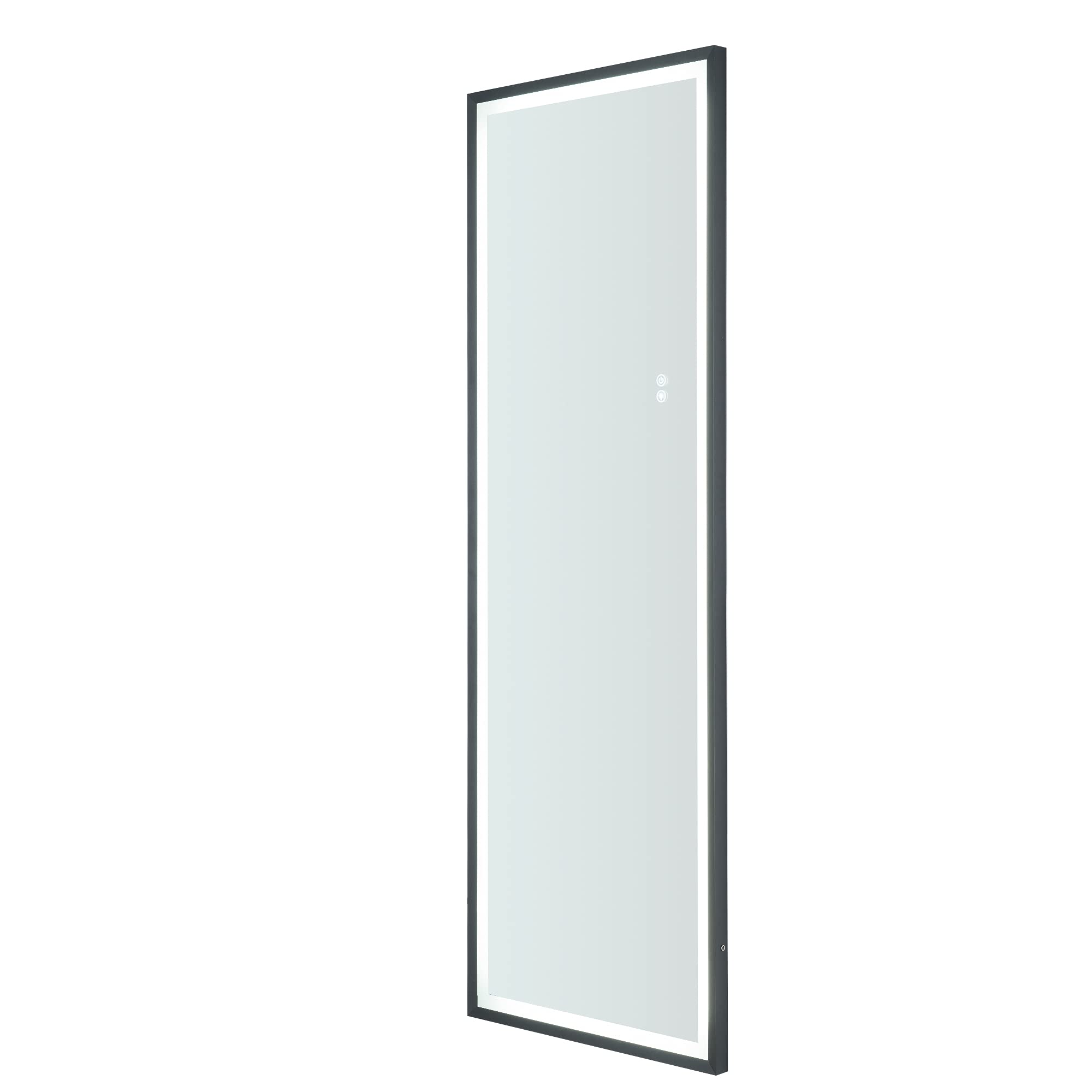 LED Full Length Mirror with Lights - Wall Mounted & Floor Standing Dressing Mirror with Touch Dimmer Switch for Makeup, Bathroom, Bedroom, Living Room, Entryway - Perfect Vanity Mirror for Home Decor & Selfie Lighting