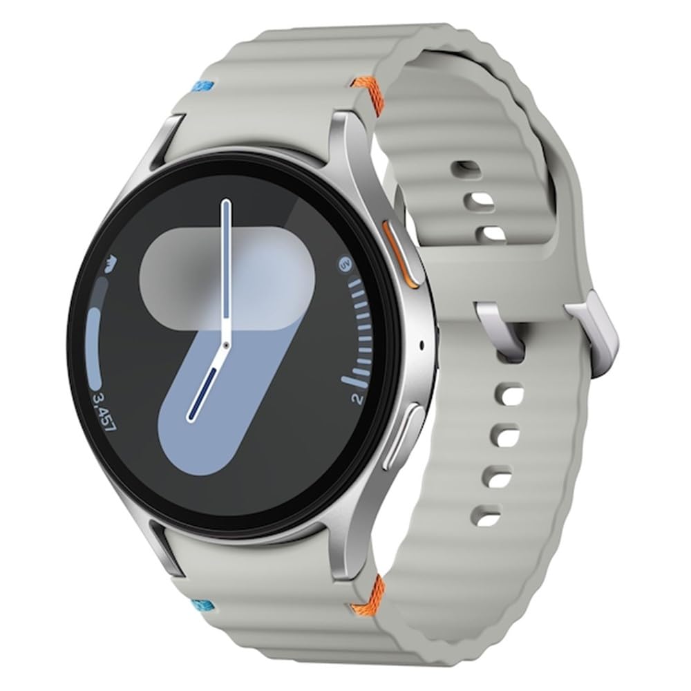 Samsung Galaxy Watch 7 AI Smartwatch 44mm (SM-L310N Latin America Version) - Bluetooth Fitness Tracker with Heart Rate Monitor, Sleep Tracking & Wellness Tips - Silver for Running, Gym Workouts & Daily Activity Tracking
