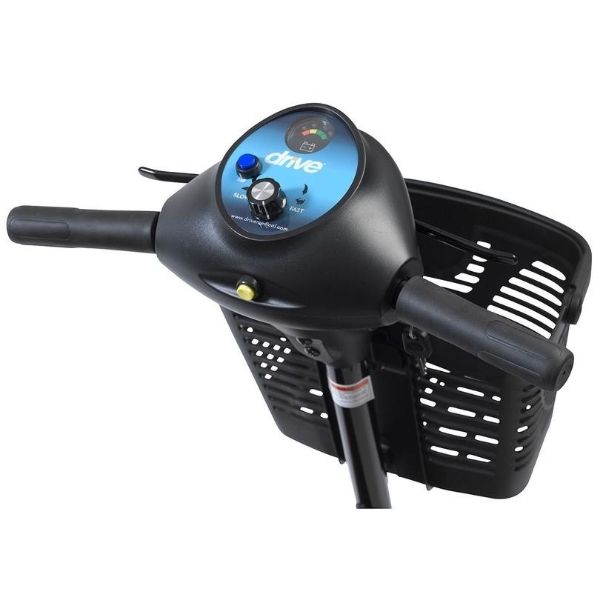 Drive Medical Phoenix HD 3 Wheel Mobility Scooter - Lightweight & Portable for Adults & Seniors - Perfect for Shopping, Travel & Outdoor Activities