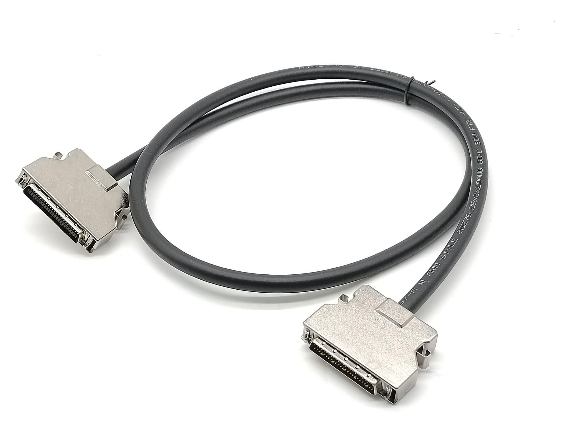 50 Pin SCSI Male to Female HPDB Straight Screw Lock Cable 1M (3.3ft) - High-Speed Data Transfer for Servers, Storage Devices & Legacy Computer Systems