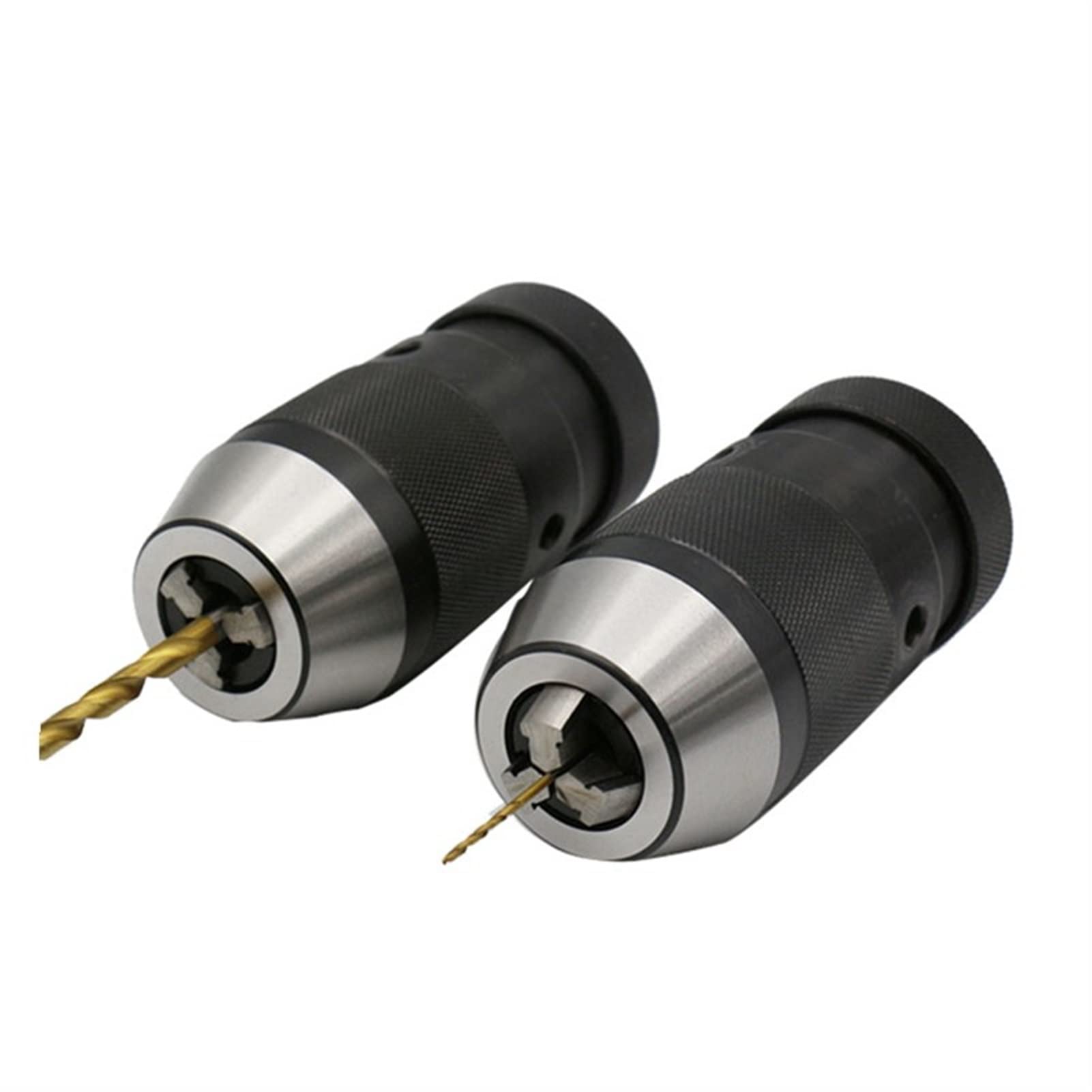 Keyless Drill Chuck B12 B16 B18 B22 - Self-Tightening Lathe Chuck for Electric Drills, Grinding & Milling Machines - Perfect for Metalworking, Woodworking & DIY Projects