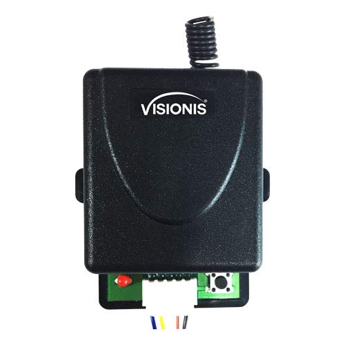 Visionis FPC-8511 Heavy Duty 600lbs Electromagnetic Lock Access Control System - Outswing Door Security with LED Exit Button, Time Delay & Wireless Remote Receiver | Ideal for Offices, Schools & Commercial Buildings