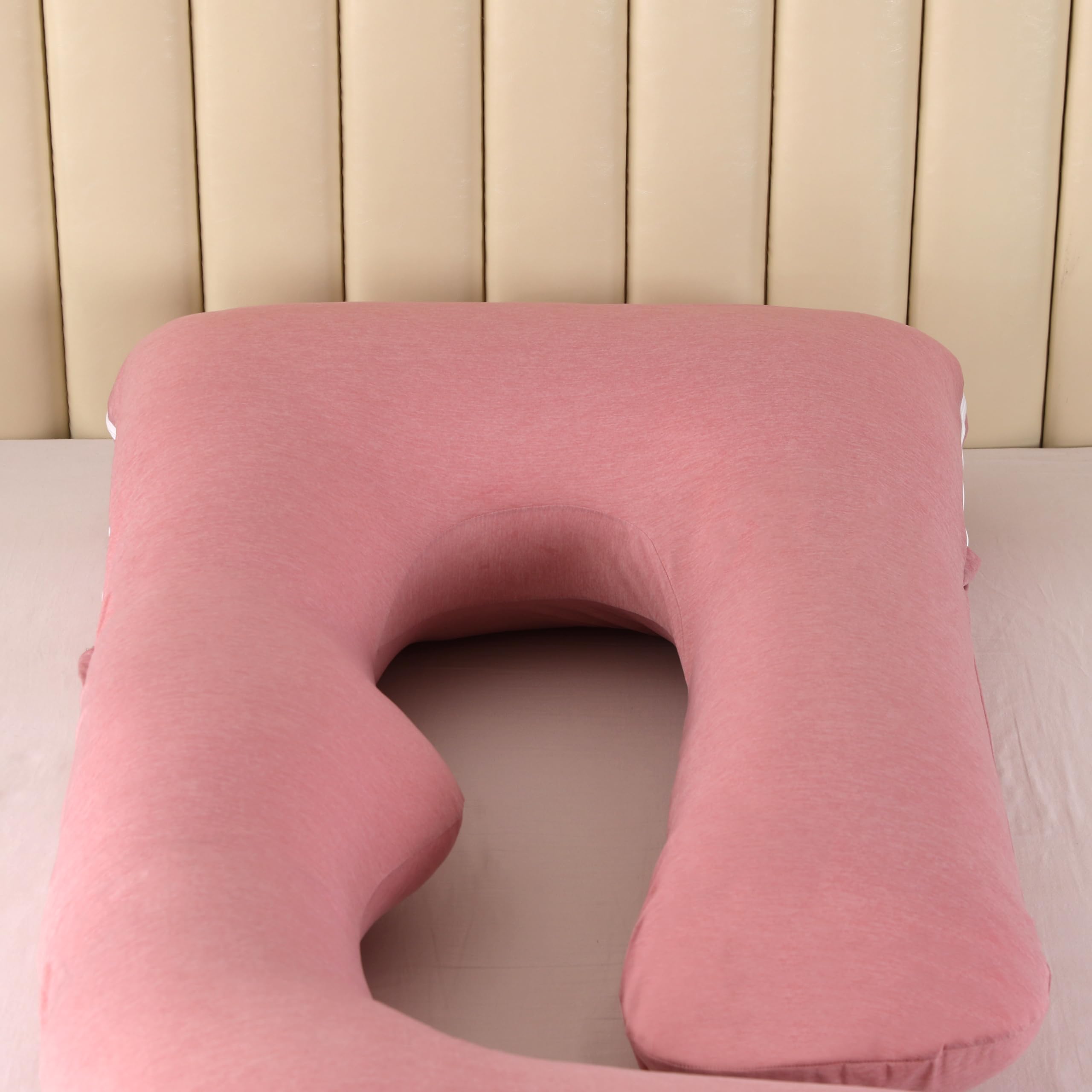 BATTOP Pregnancy Pillow for Sleeping - Maternity Body Pillow with Cooling Removable Cover, Back & Hip Support for Pregnant Women - Comfort for Belly, Legs & Full Body - Perfect for Side Sleepers & Pregnancy Must Haves (Great for Bed Rest, Nursing & Relaxation)