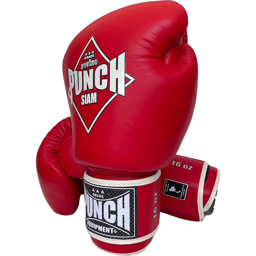 Premium Siam Leather 16oz Boxing Gloves for Training & Sparring - Ideal for Boxing, MMA, Kickboxing & Fitness Workouts