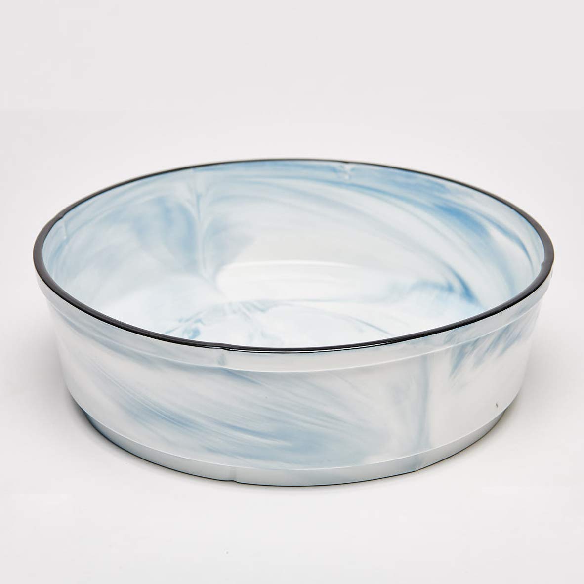 Yedi YCC856 12-Inch Fine Porcelain Blue Cereal Bowl - Premium Bone China Soup Bowl for Breakfast, Cereal & Dessert | Elegant Dining & Home Decor
