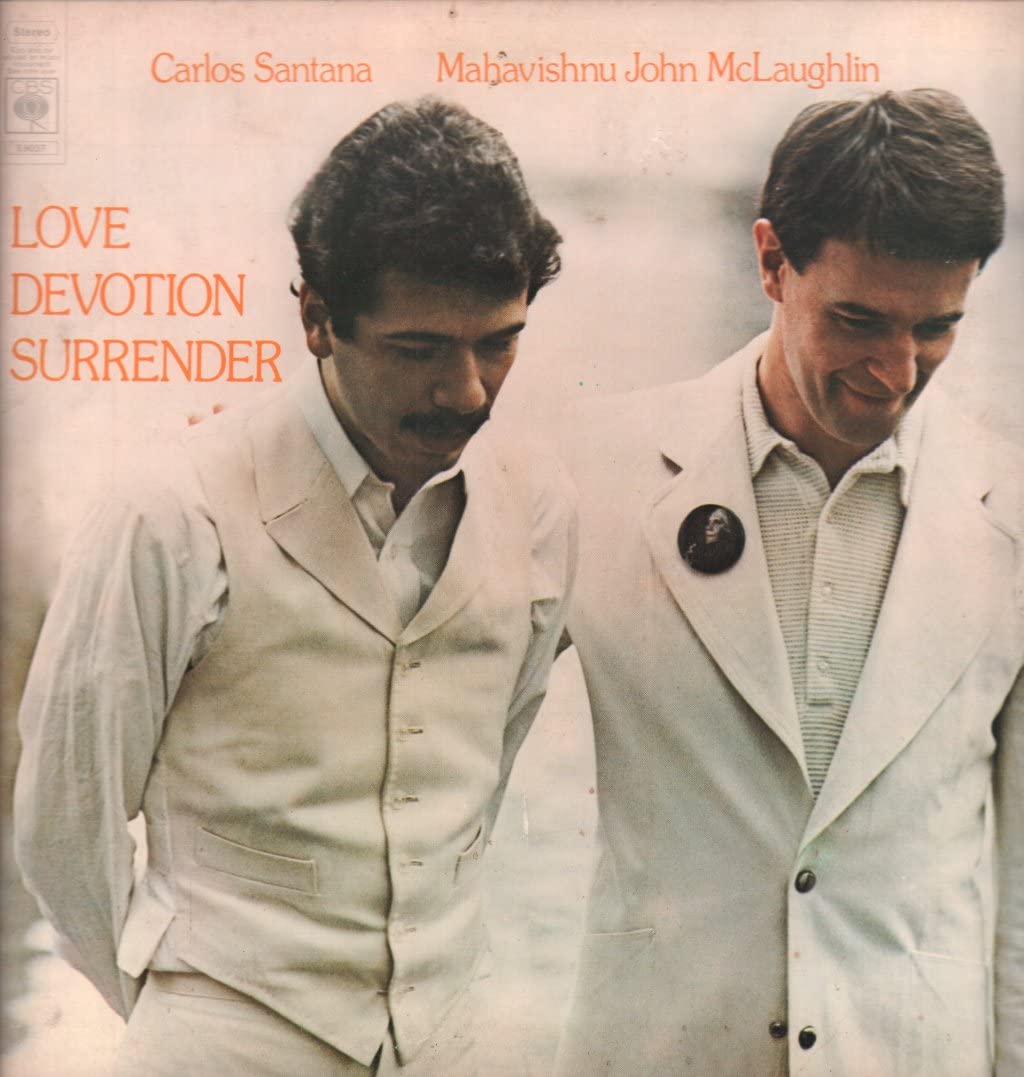 Love Devotion Surrender LP Vinyl Album - UK CBS 1973 Pressing - Classic Jazz Rock Record for Vinyl Collectors & Music Enthusiasts