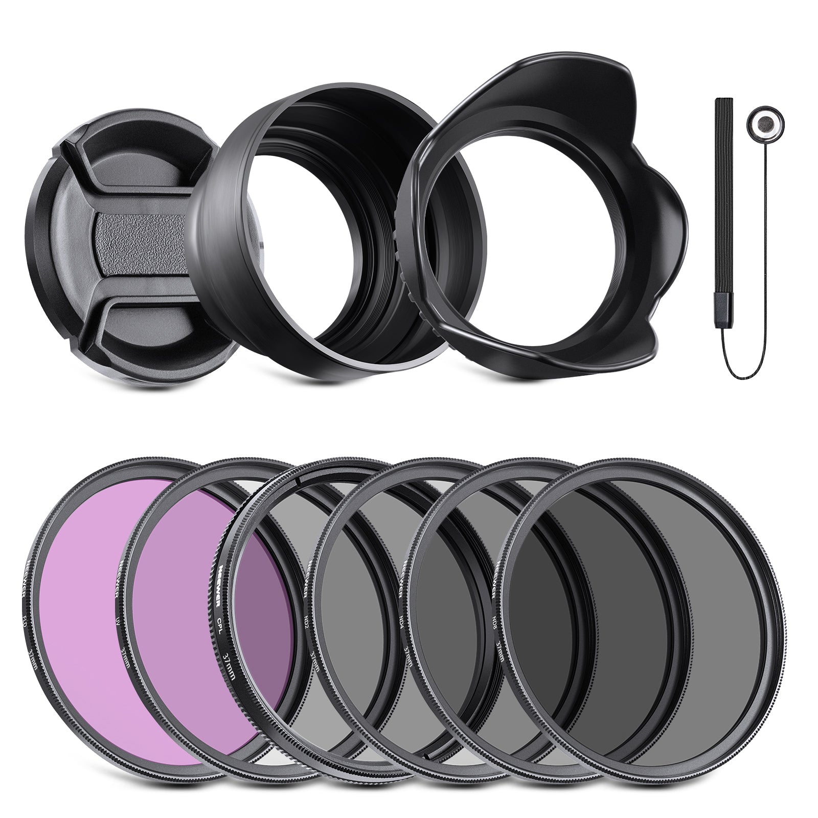 NEEWER Professional Camera Lens Filter Kit - UV, CPL, ND Filters for DSLR & Mirrorless Cameras - Perfect for Photography, Videography & Outdoor Shooting