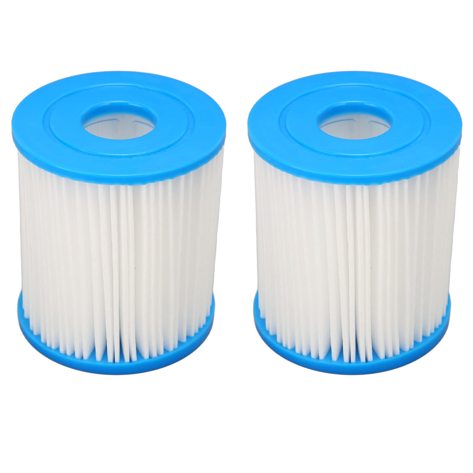 TOPINCN 2-Pack Reusable Swimming Pool Filter Cartridges - Spa Filter Replacement for Kids & Adults - Perfect for Inflatable Pools, Hot Tubs, and Above Ground Pool Cleaning Accessories