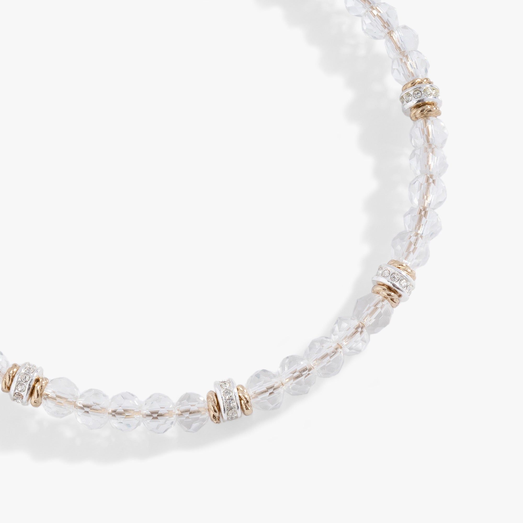 Elegant Crystal Beaded Bangle Bracelet for Women - Sparkling Fashion Jewelry Gift for Parties, Weddings & Special Occasions