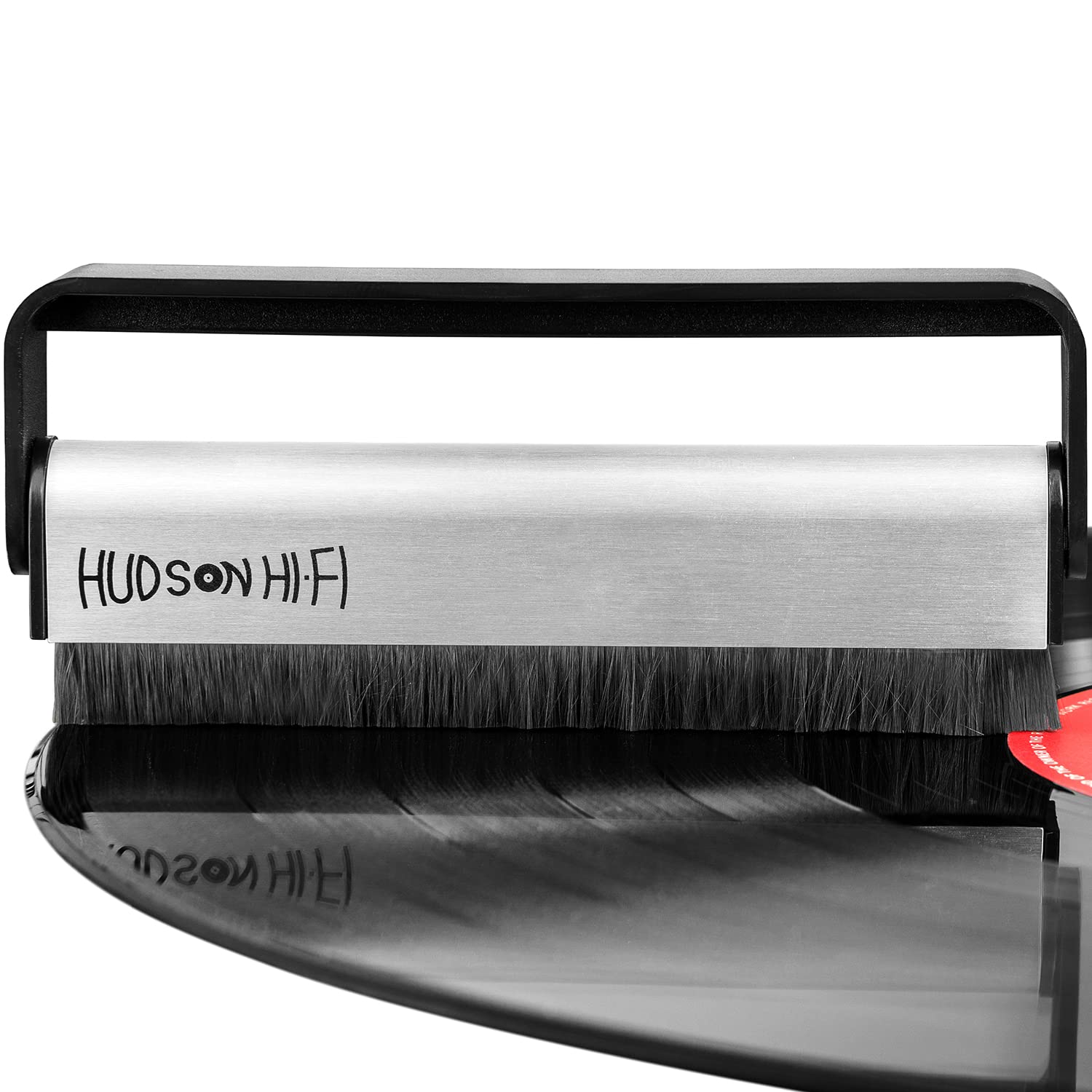 Premium Carbon Fiber Vinyl Record Cleaning Brush - Anti Static LP Record Brush for Gentle & Effective Dust Removal - High-Quality Precision-Made Hi-Fi Accessory - Perfect for Vinyl Records, Turntables & Music Enthusiasts