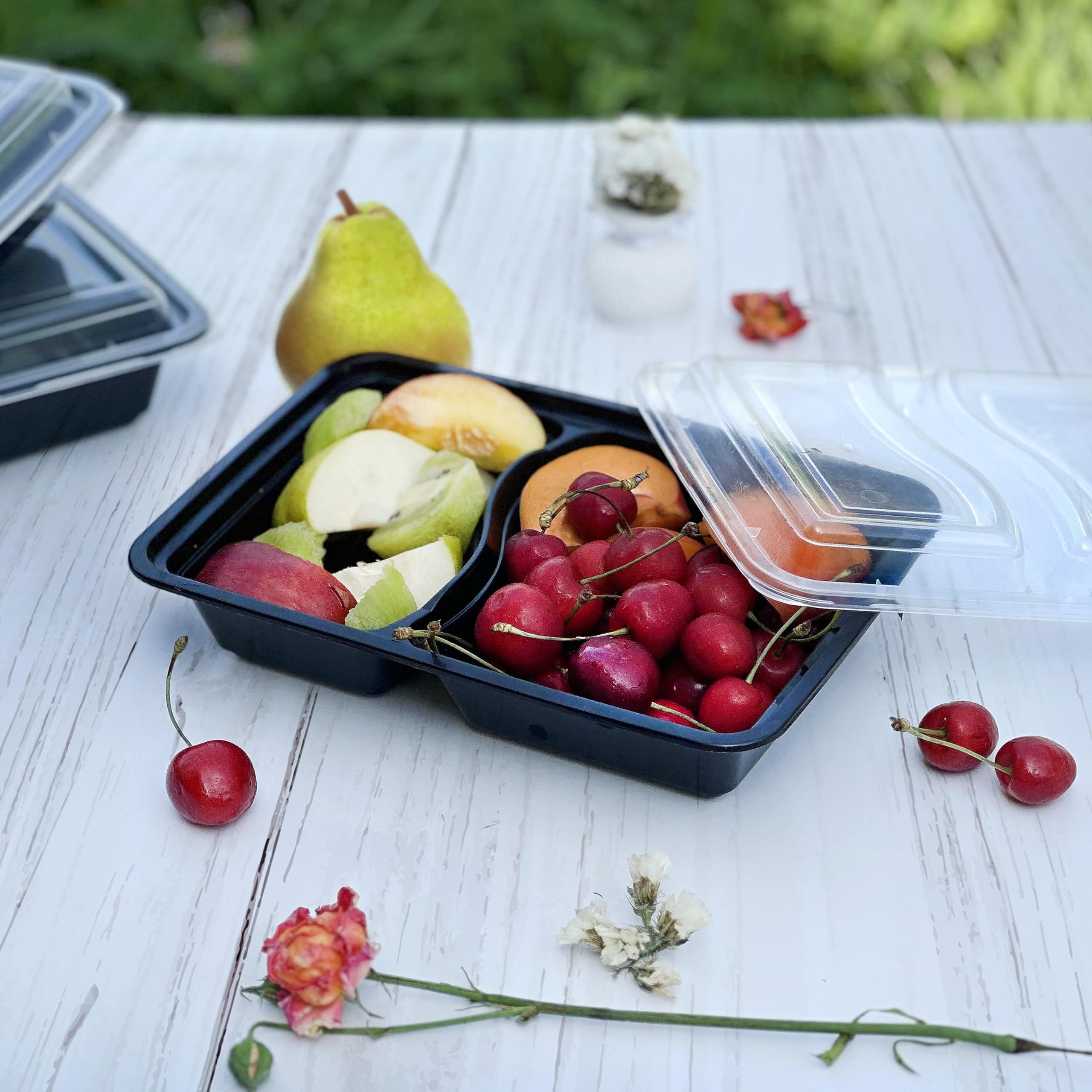 150 Pack 28 oz BPA-Free Meal Prep Containers with Lids - Reusable, Microwave & Dishwasher Safe, Freezer Friendly Food Storage Containers for Portion Control, Stackable Design - Perfect for Meal Prepping, Leftovers & Office Lunches