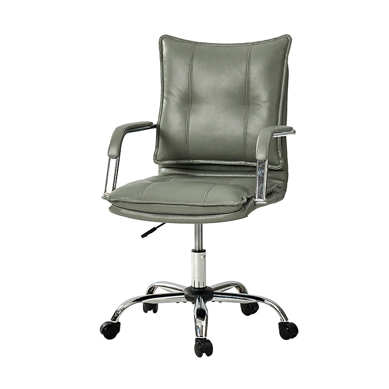 Ergonomic Doug Task Chair with Padded Arms - Adjustable Office Chair for Home & Work - Comfortable Desk Chair with Lumbar Support for Long Hours Sitting